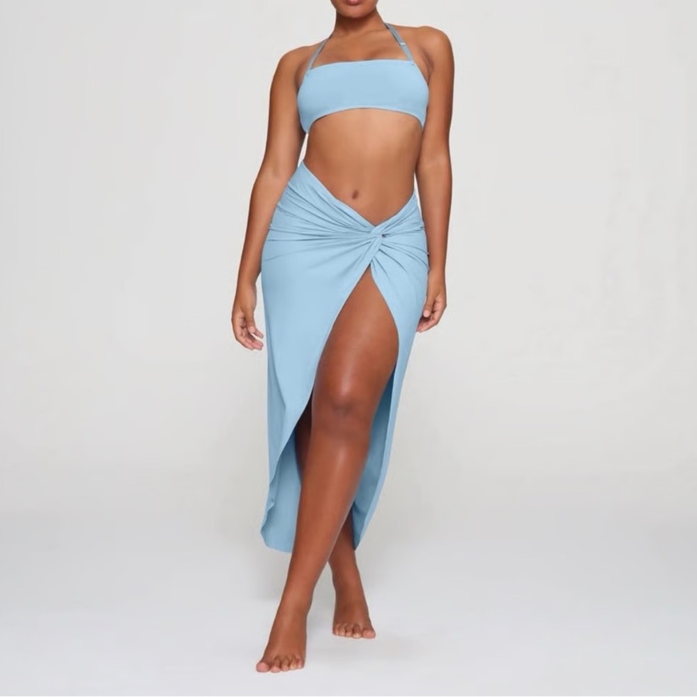 SKIMS Swim Sarong Skirt - IRIS BLUE